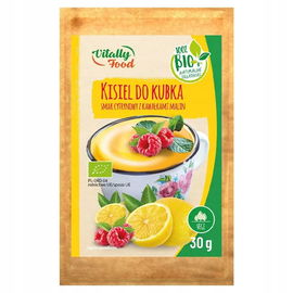 Kisiel Cytrynowy Z Malinami Bio 30G Vitally Food