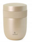 Lunchpot Ze Stali Nierdzewnej Dwuczęściowy Perłowy 420 Ml + 200 Ml - Chic-M