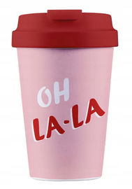 Kubek Podróżny Z Tworzywa Pla Oh La - La 350 Ml - Chic-Mic