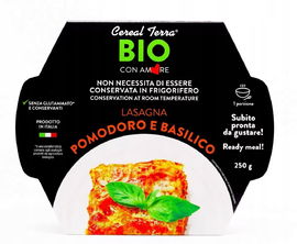 Lasagne Z Pomidorami I Bazylią Bio 250 G - Cereal Terra
