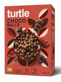Kulki Zbożowe Czekoladowe Bio 300 G - Turtle