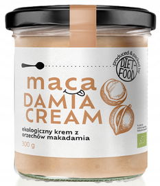 Krem Z Orzechów Macadamia Bez Dodatku Cukrów Bio 300 G - Diet-Food