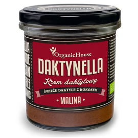 Krem Kokosowo - Daktylowy Malina Bezglutenowy Bio 280 G - Organichouse (Dak