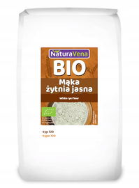 Mąka Żytnia Jasna Typ 720 Bio 1 Kg - Naturavena