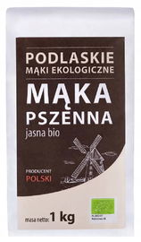 Mąka Pszenna Jasna Typ 550 Bio 1 Kg - Bio Life (Mąki Podlaskie)