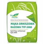 Mąka Orkiszowa Razowa Typ 2000 Bio 1 Kg - Bio Planet