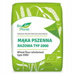 Mąka Pszenna Razowa Typ 2000 Bio 1 Kg - Bio Planet
