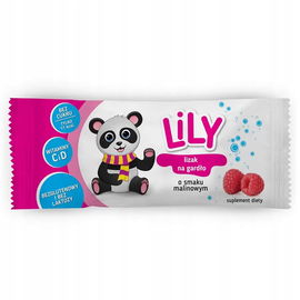 Lizak Na Gardło O Smaku Malinowym Lily, 8G