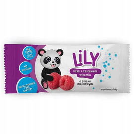 Lizak Z Zestawem Witamin O Smaku Malinowym Lily, 8G