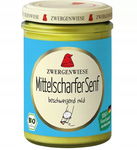 Musztarda Średnio Ostra Bezglutenowa Bio 160 Ml - Zwergenwiese