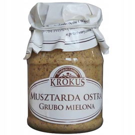 Musztarda Ostra Grubo Mielona 180 G - Krokus