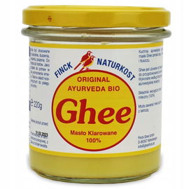 Masło Klarowane Ghee Bio 220 G - Finck Ayurveda