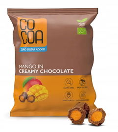 Mango W Czekoladzie Creamy Bez Dodatku Cukrów Bio 70 G - Cocoa