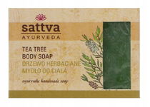 Mydło W Kostce Do Ciała Drzewo Herbaciane 125 G - Sattva (Ayurveda)