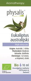 Olejek Eteryczny Eukaliptus Australijski Bio 10 Ml - Physalis