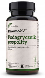 Podagrycznik Pospolity Ekstrakt (450 Mg) Bezglutenowy 90 Kapsułek - Pharmov