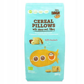 Poduszki Zbożowe Z Kremem Czekoladowo - Orzechowym Bezglutenowe Bio 200 G -