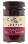 Oliwki Czarne Kalamata Z Pestką W Zalewie Bio 300 G (170 G) - Nefeli