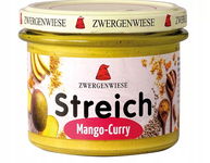Pasta Słonecznikowa Z Mango I Curry Bezglutenowa Bio 180 G - Zwergenwiese
