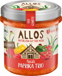 Pasta Warzywna Z Trzema Rodzajami Papryki Bezglutenowa Bio 135 G - Allos