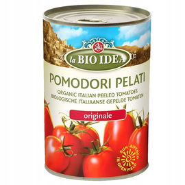 Pomidory Pelati Bez Skóry Bio 400 G (240 G) - La Bio Idea