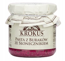 Pasta Z Buraków Ze Słonecznikiem Bezglutenowa 180 G - Krokus