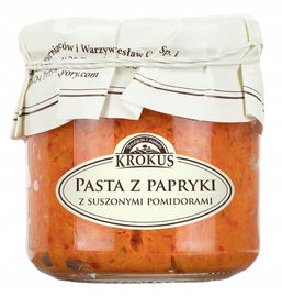 Pasta Z Papryki Z Suszonymi Pomidorami Bezglutenowa 180 G - Krokus