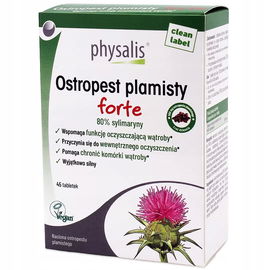 Ostropest Plamisty Forte 45 Tabletek - Physalis