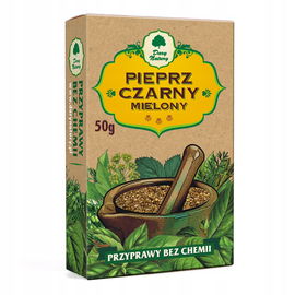 Pieprz Czarny Mielony 50 G - Dary Natury
