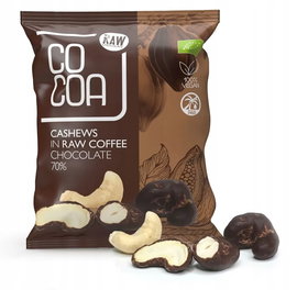 Orzechy Nerkowca W Czekoladzie Kawowej Bio 70 G - Cocoa
