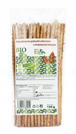 Paluszki Orkiszowe Pełnoziarniste Z Siemieniem Lnianym Bio 150 G - Envoy