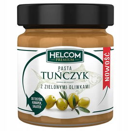Pasta Z Tuńczyka Z Zielonymi Oliwkami Helcom 180G