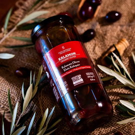 Oliwki Kalamata Niepasteryzowane, Polifenolowe (Sakellaropoulos) 250G Bio