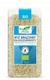 Ryż Brązowy Długoziarnisty Bezglutenowy Bio 500 G - Bio Planet