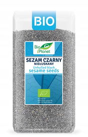 Sezam Czarny Niełuskany Bio 400 G - Bio Planet