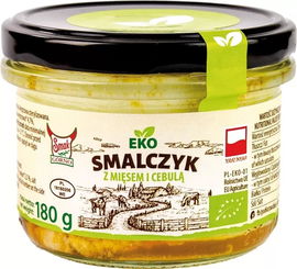 Smalec Z Mięsem I Cebulką Bio 180 G - Smak Eko