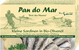 Sardynki Europejskie W Bio Oliwie Z Oliwek Extra Virgin 120 G (90 G) - Pan