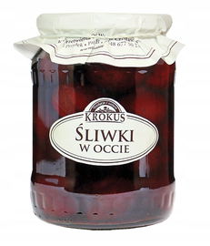 Śliwki W Occie Bezglutenowe 500 G (250 G) - Krokus