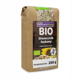 Słonecznik Łuskany Bezglutenowy Bio 250 G - Naturavena