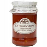 Sos Pomidorowy Z Oliwkami Bez Dodatku Cukrów 340 G - Krokus