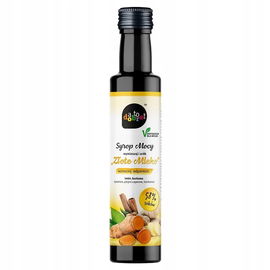 Syrop Mocy "Złote Mleko" - Syrop Z Soku Z Kurkumy I Imbiru A To Dobre! Bio,