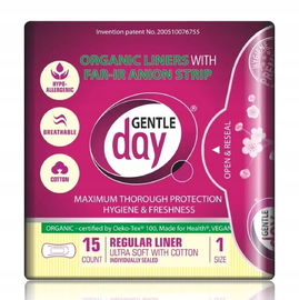 Wkładki Higieniczne Z Paskiem Anionowym 15 Szt. - Gentle Day