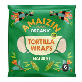 Tortilla Wraps Bio (6 Szt.) 240 G - Amaizin