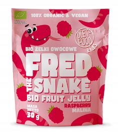 Żelki Malina Bio 30 G - Diet-Food (Fred The Snake)