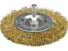 SZCZOTKA TAR. Z TRZPIE.100MM,DRUT KARBOW