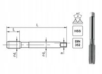 GWINTOWNIK MASZYN. NGMM M14 DIN-2181