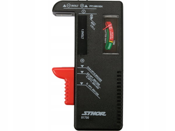 TESTER BATERII 1,5V ORAZ 9V