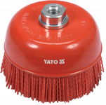 SZCZOTKA TARCZOWA 125MM M14 NYLON RED