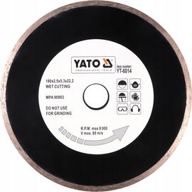 TARCZA DIAMENTOWA PEŁNA - EN 180MM