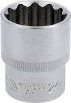 NASADKA 24MM 1/2" 12-KĄT. CV KRÓTKA